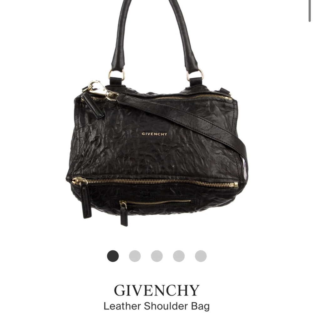 Givenchy Black Leather Pandora Box Bag